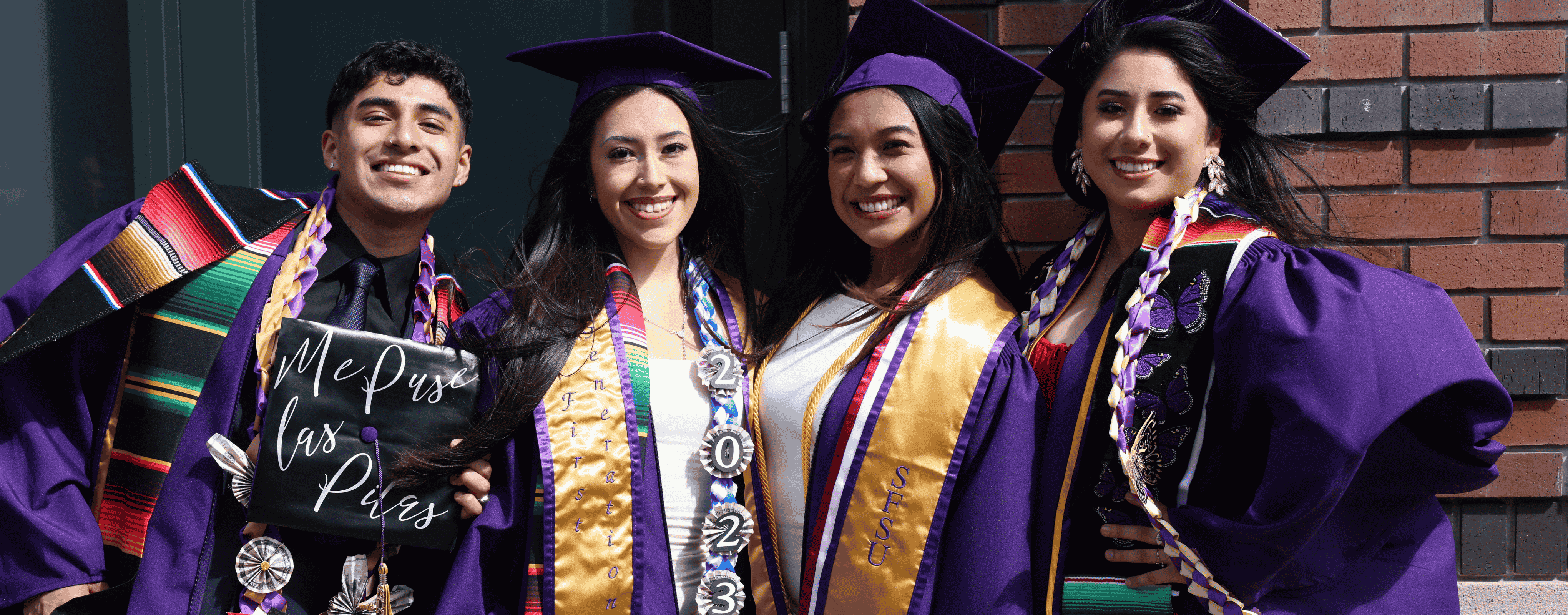 LatinX Students celebrate at Commencement