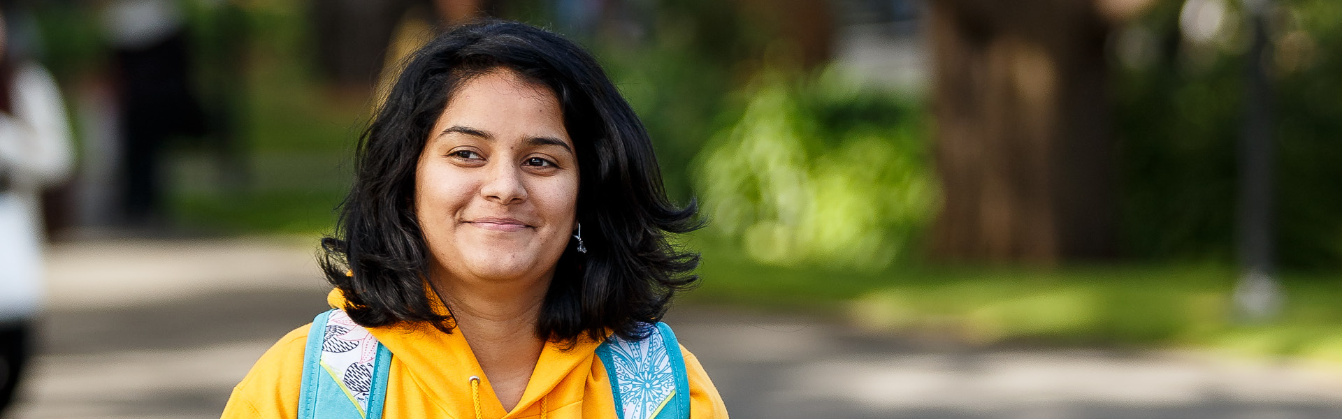 Female smiling