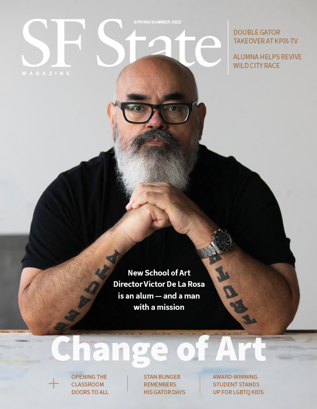 Spring/Summer 2022 Magazine Cover featuring Victor De La Rosa